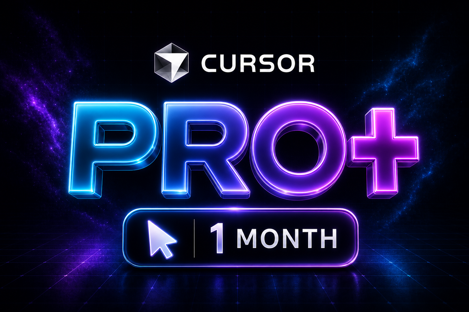 Cursor Pro+ - 1 Month Plan